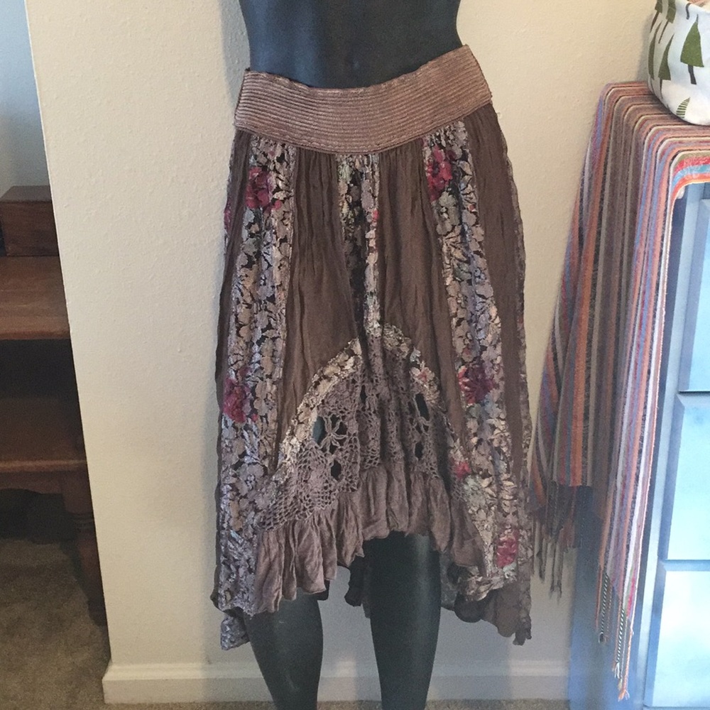 New Romantics Free People High Low Skirt